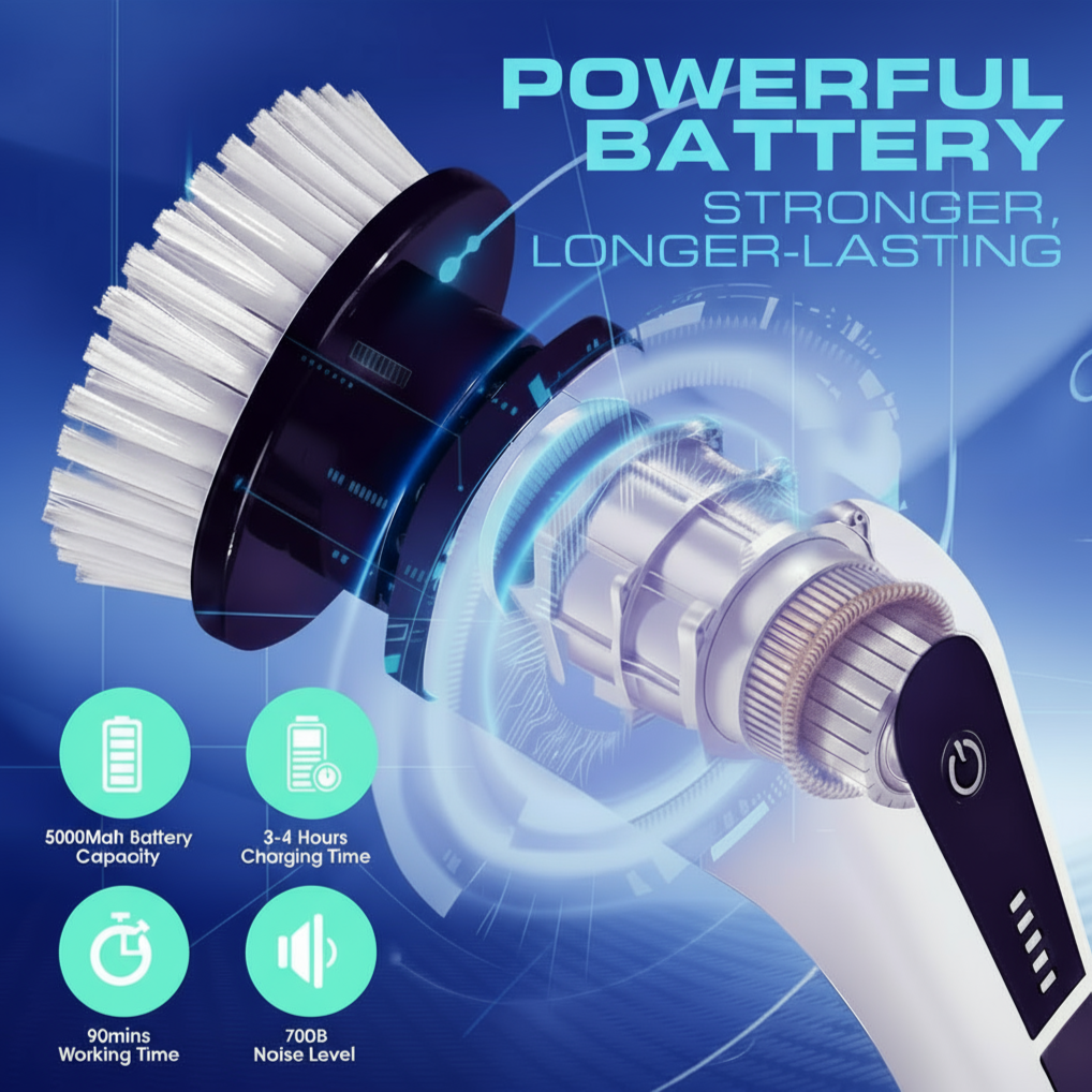 7-in-1 Electric Cleaning Brush